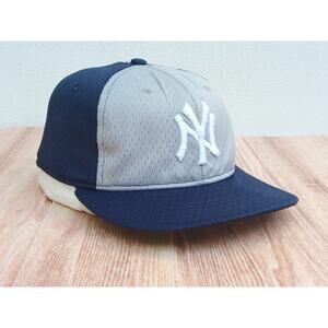 New York Yankees Adult Unisex MLB Baseball Cap Gray Blue Size 7 1/4